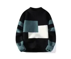 Men’s Cable Knit Crewneck Sweater – Soft Casual Pullover