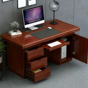 1.4m Executive Office Desk – Compact Workstation with Lockable Drawers | KSh 22,500